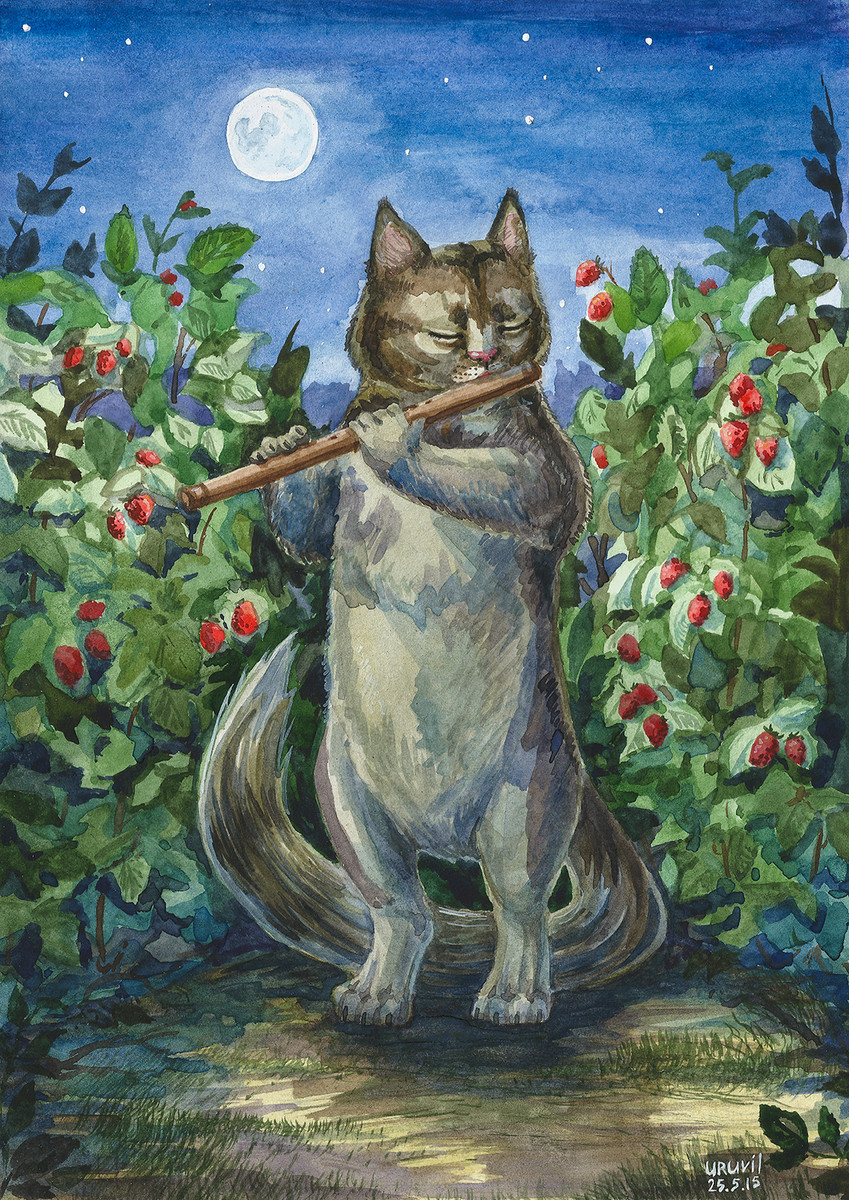 Кошка и флейта. Искренне, душевно, жизненно