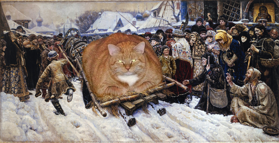 Василий Суриков, Боярыня Морозова cat-story.ru