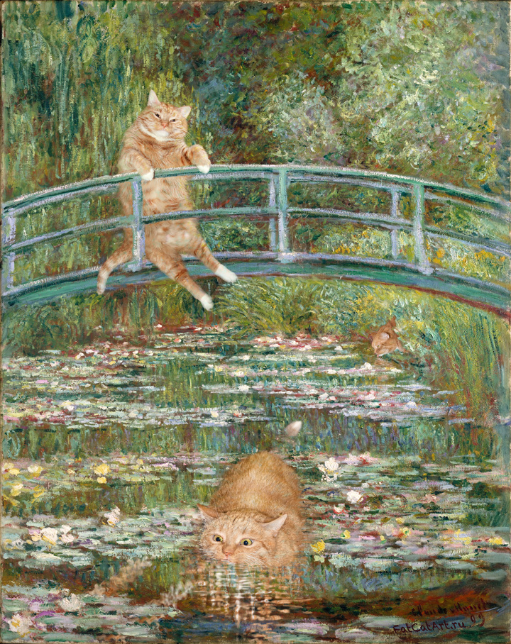 Котики в искусстве Франции конца XIX в. от FatCatArt1