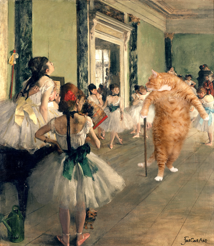 Котики в искусстве Франции конца XIX в. от FatCatArt1