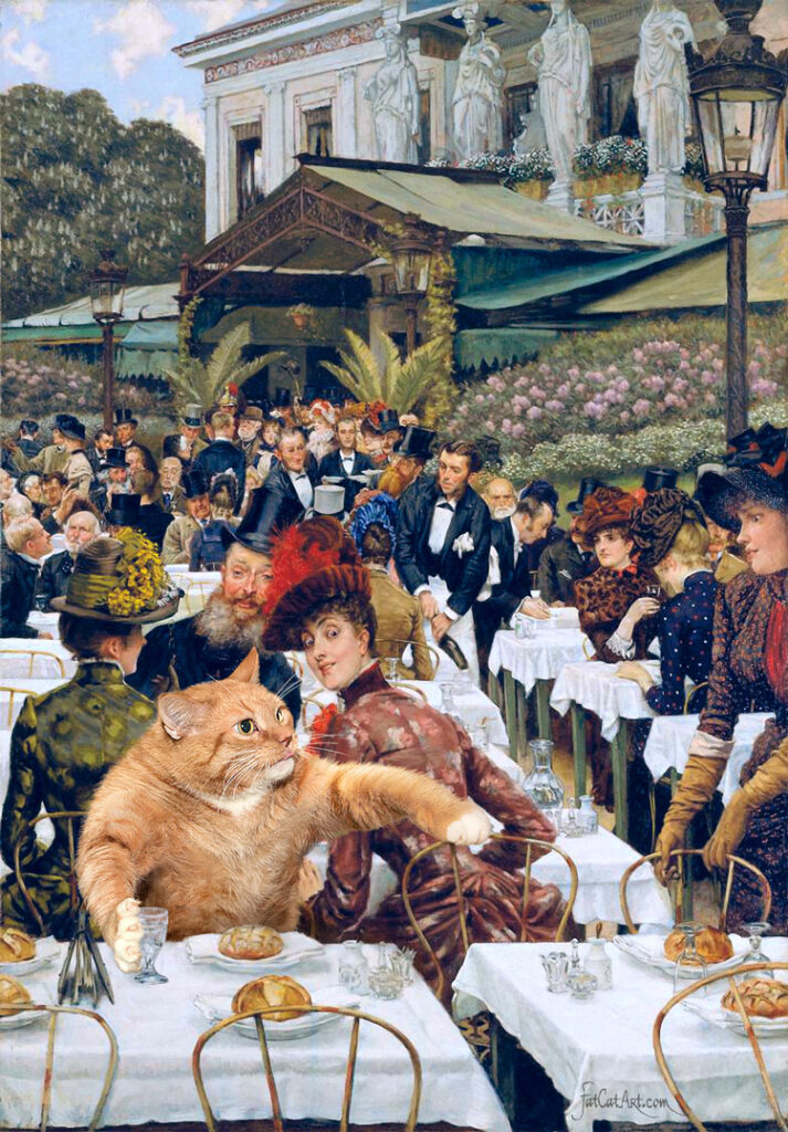 Котики в искусстве Франции конца XIX в. от FatCatArt1
