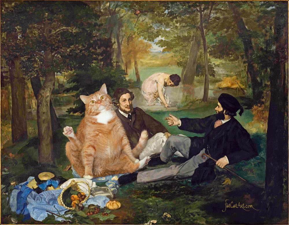 Котики в искусстве Франции конца XIX в. от FatCatArt1