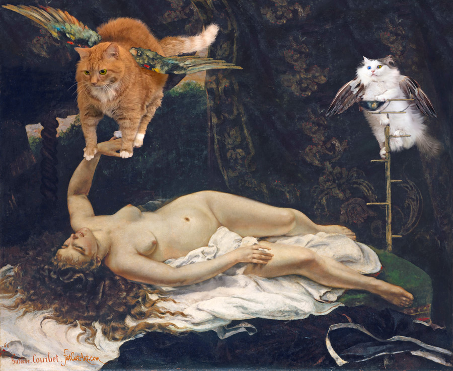 Котики в искусстве Франции конца XIX в. от FatCatArt1