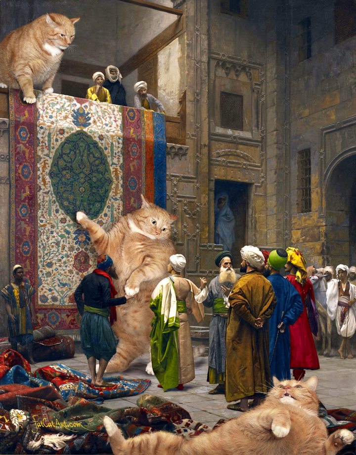 Котики в искусстве Франции конца XIX в. от FatCatArt1