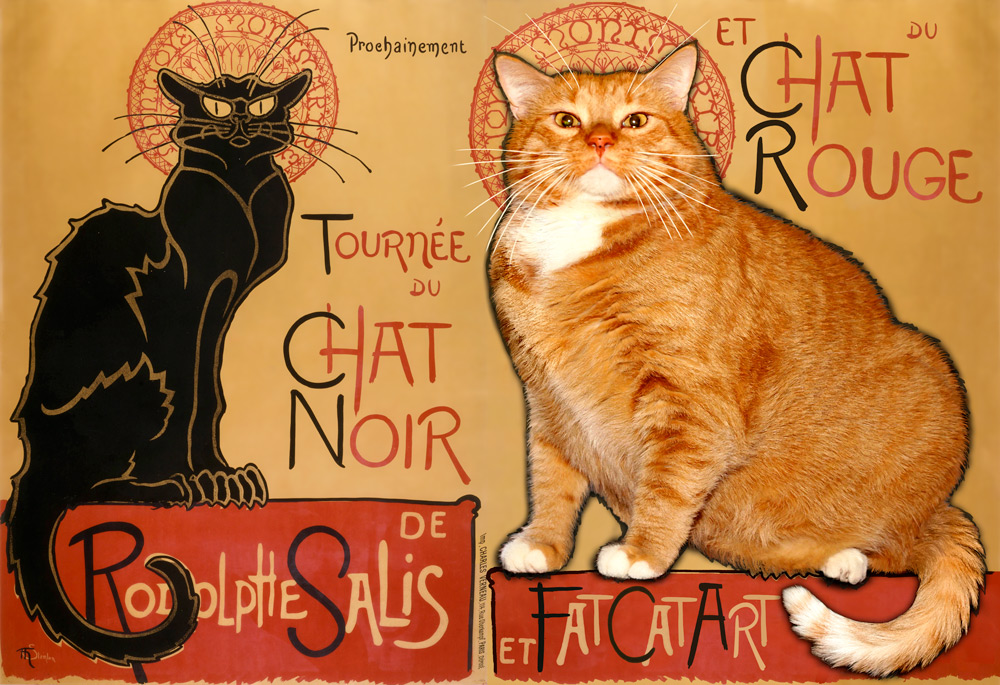 Котики в искусстве Франции конца XIX в. от FatCatArt1