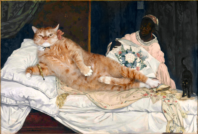 Котики в искусстве Франции конца XIX в. от FatCatArt1