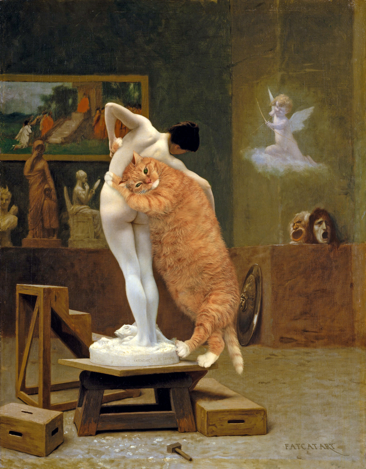 Котики в искусстве Франции конца XIX в. от FatCatArt1