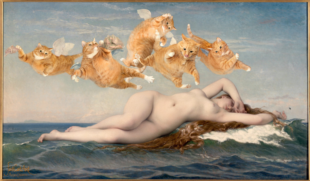 Котики в искусстве Франции конца XIX в. от FatCatArt1