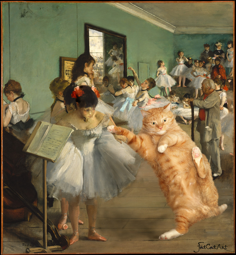 Котики в искусстве Франции конца XIX в. от FatCatArt1