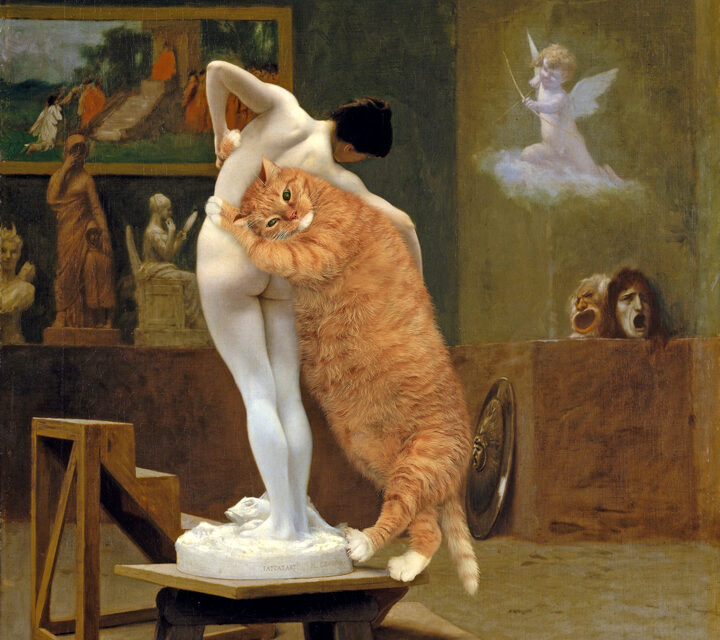 Котики в искусстве Франции конца XIX в. от FatCatArt