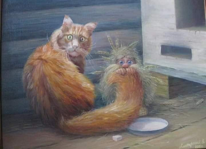 Домовой и кот