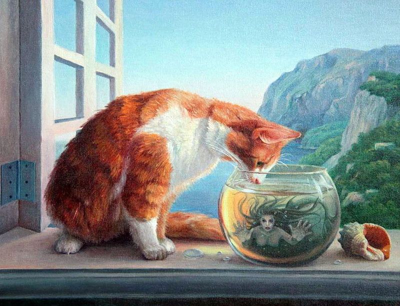Домовой и кот