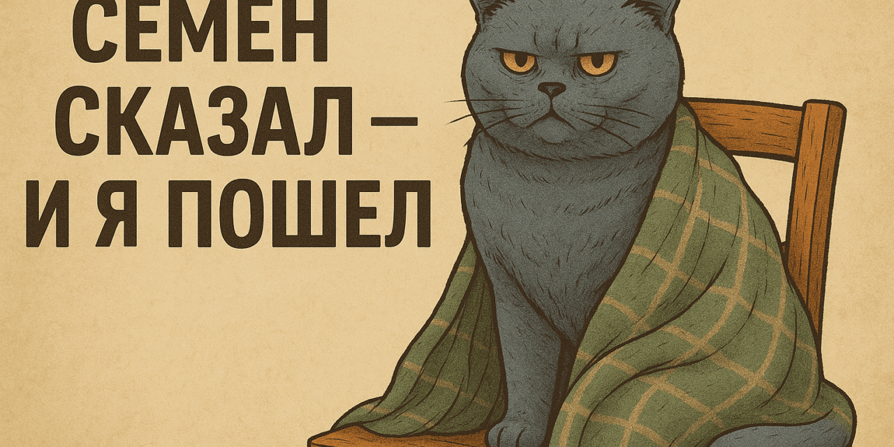 Семен сказал — и я пошёл