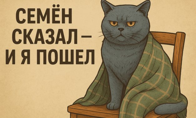 Семен сказал — и я пошёл