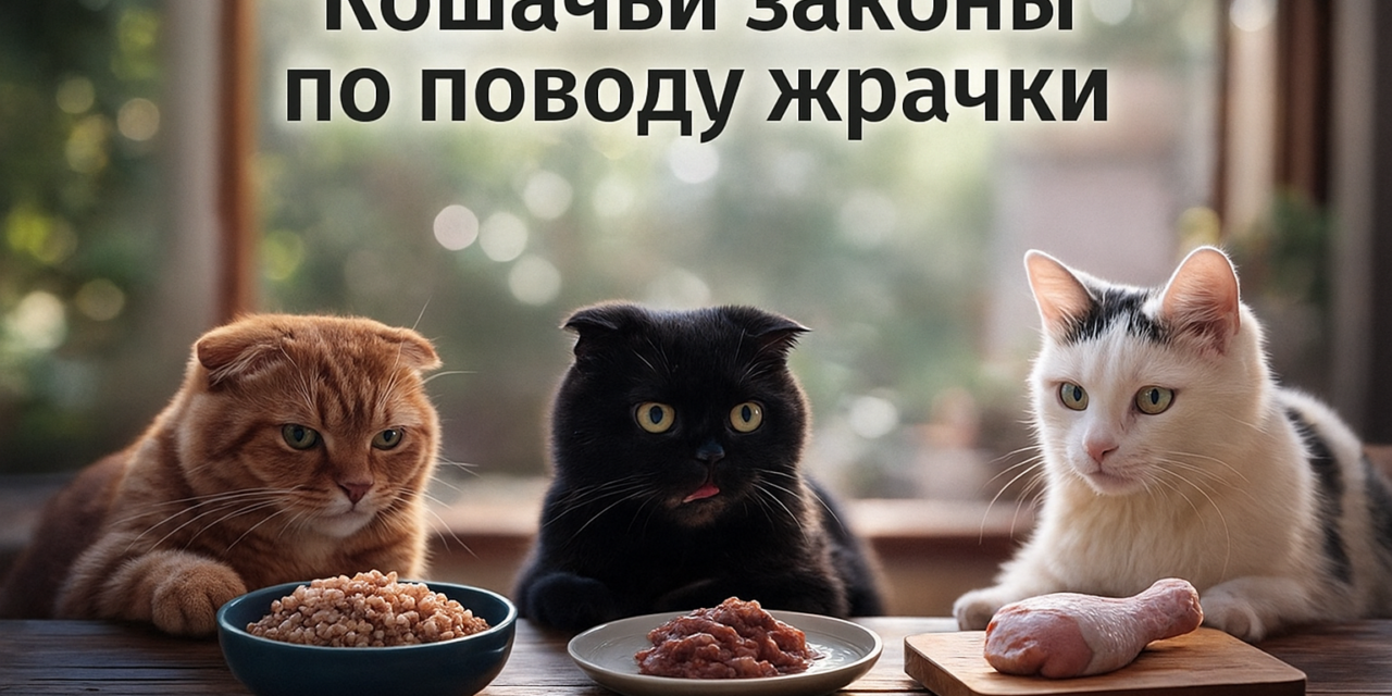 Кошачьи законы по поводу жрачки