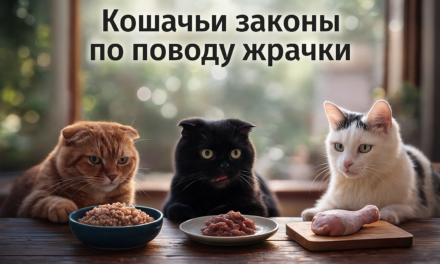Кошачьи законы по поводу жрачки